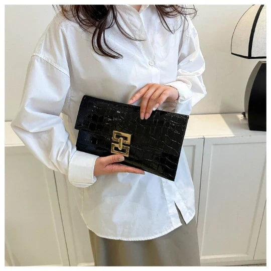 Golden Evening Wedding Clutch Wristlet