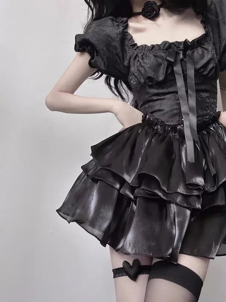 Dark Lolita Spaghetti Small Dress