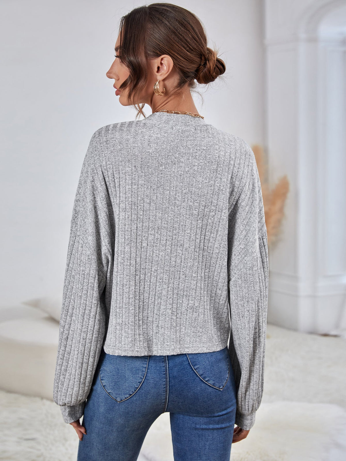 KittenAlarm - Gray Drop Shoulder Tee