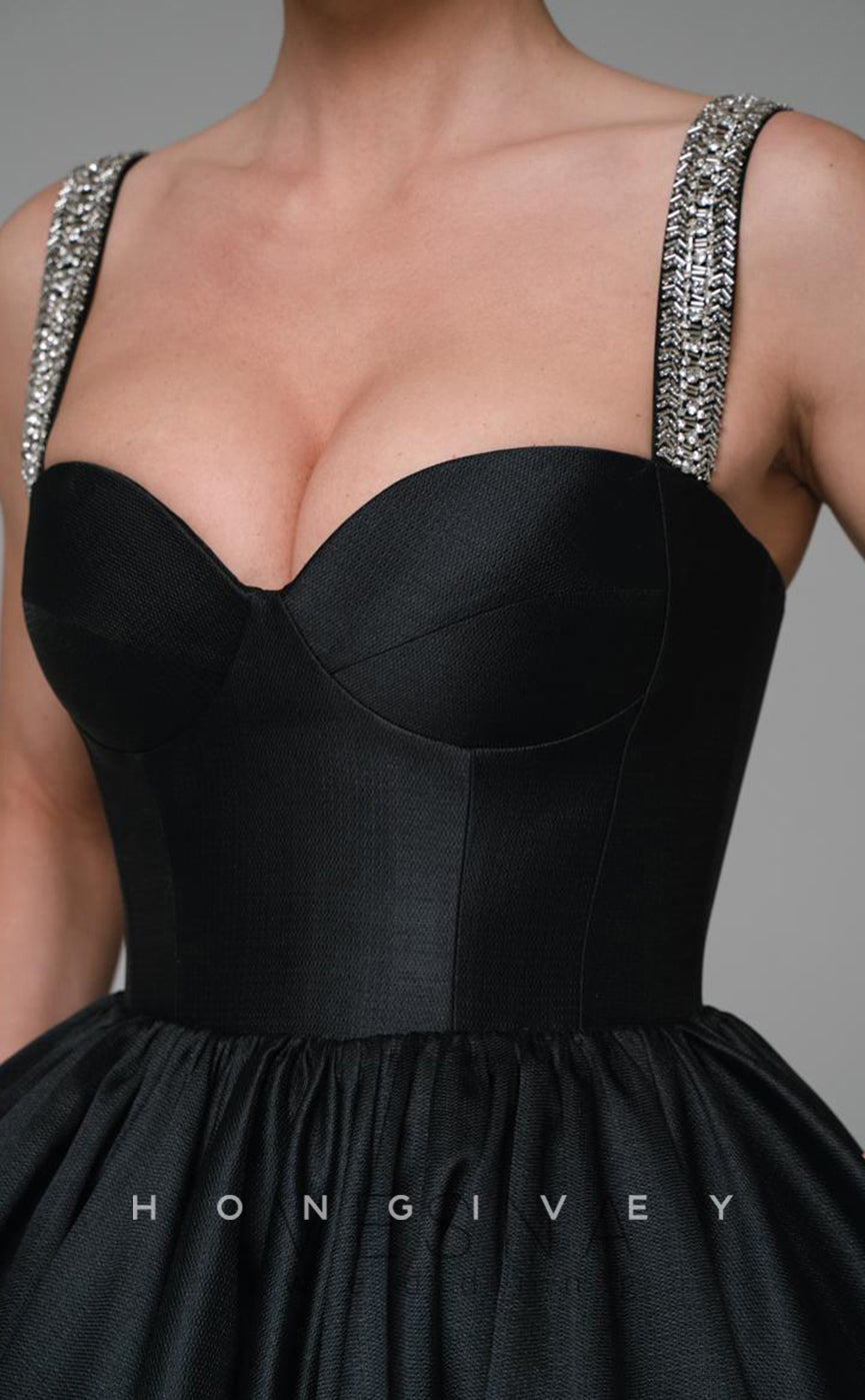 H1936 - Sexy/Casual A-Line Sweetheart Spaghetti Straps Ruffles Short Party/Homecoming Dress - Fashionpara