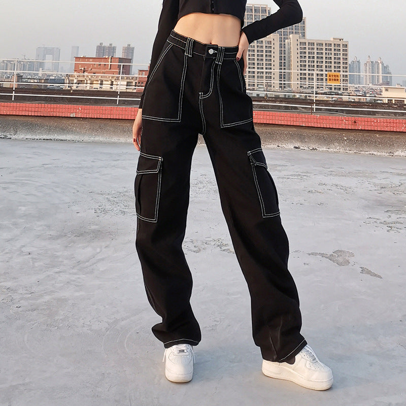 KittenAlarm - Mojoyce Women Graffiti Pants Casual Camo Sweatpant Streetwear Camo Pants High Waist Loose Ladies Trousers Rave 61273