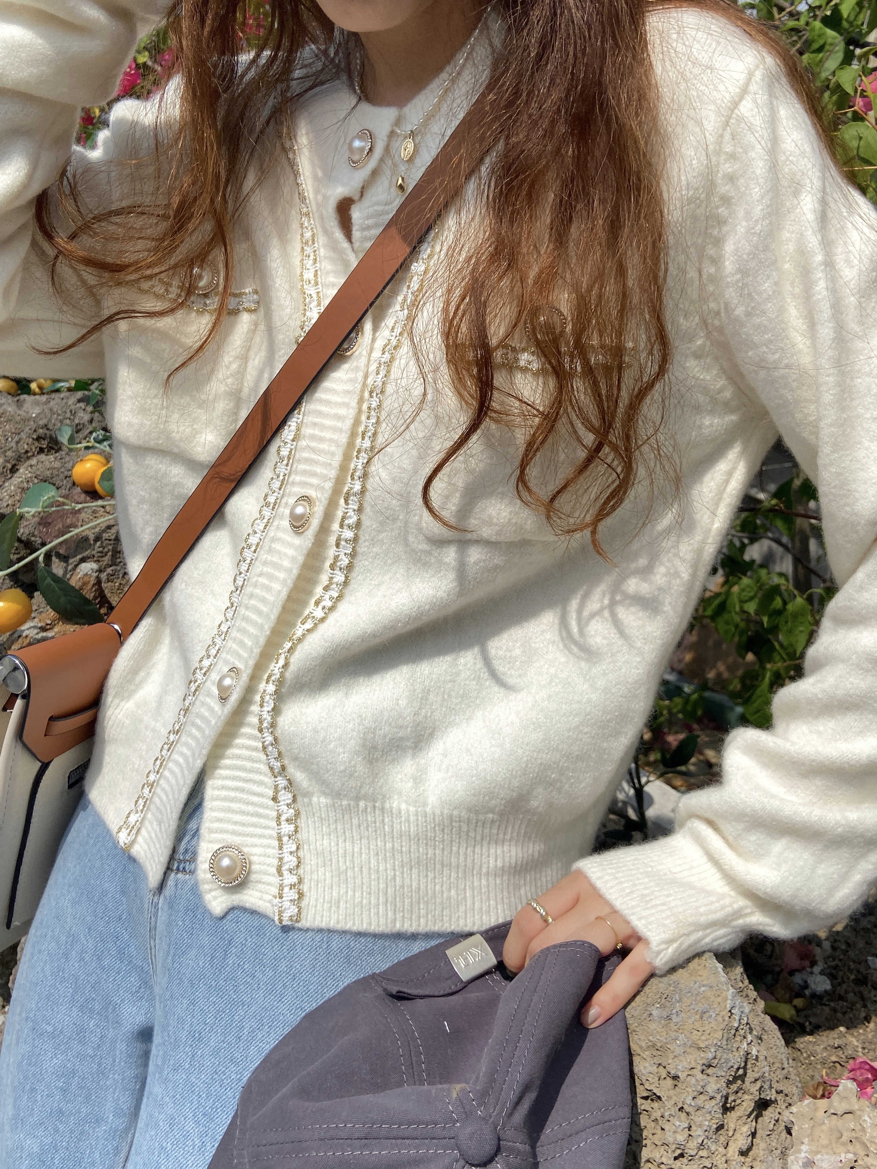 Orro Shop Blaire O-Neck Cardigan for Effortless Style