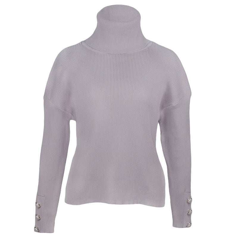 Orro Shop Jody Knitted Turtleneck Sweater for Elegant Style