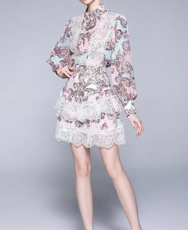 OLIVIA BLOUSE & SKIRT SET - Fashionpara