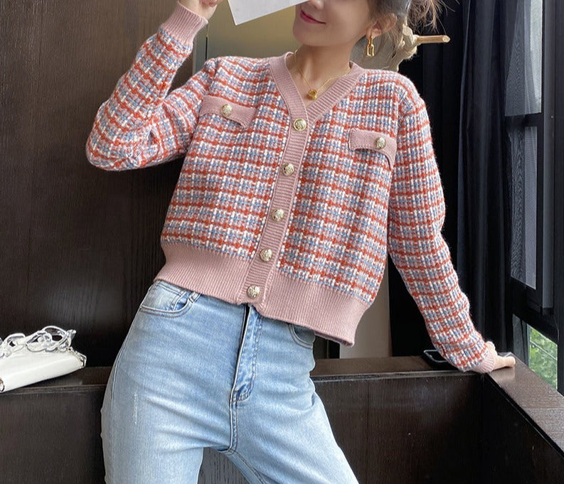 Orro Shop Vintage Knitted Cardigan for Timeless Style