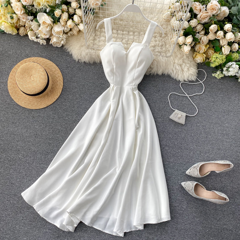 Sleeveless Sweetheart Wide Strap A-Line Midi Cocktail Dress - View 25