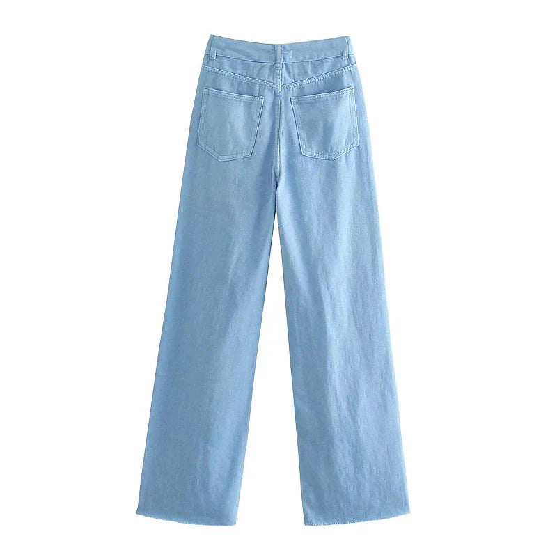 Suvi High Waisted Straight Jeans