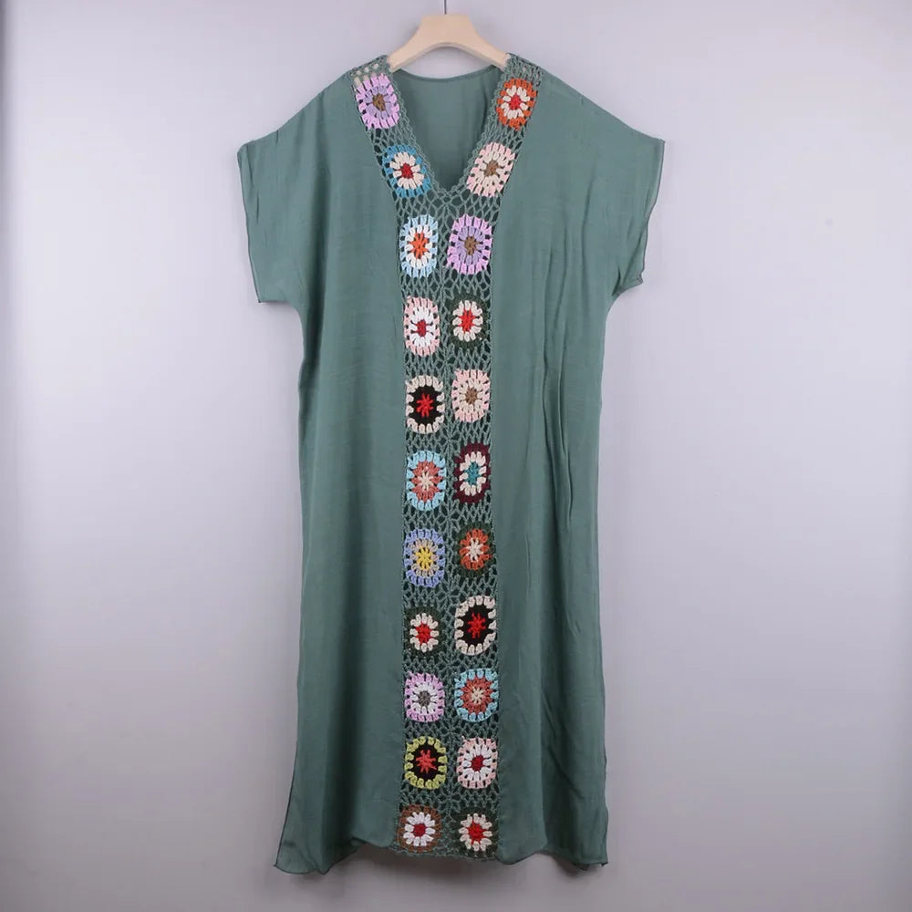 Crochet Women Beach Dress Cover Up