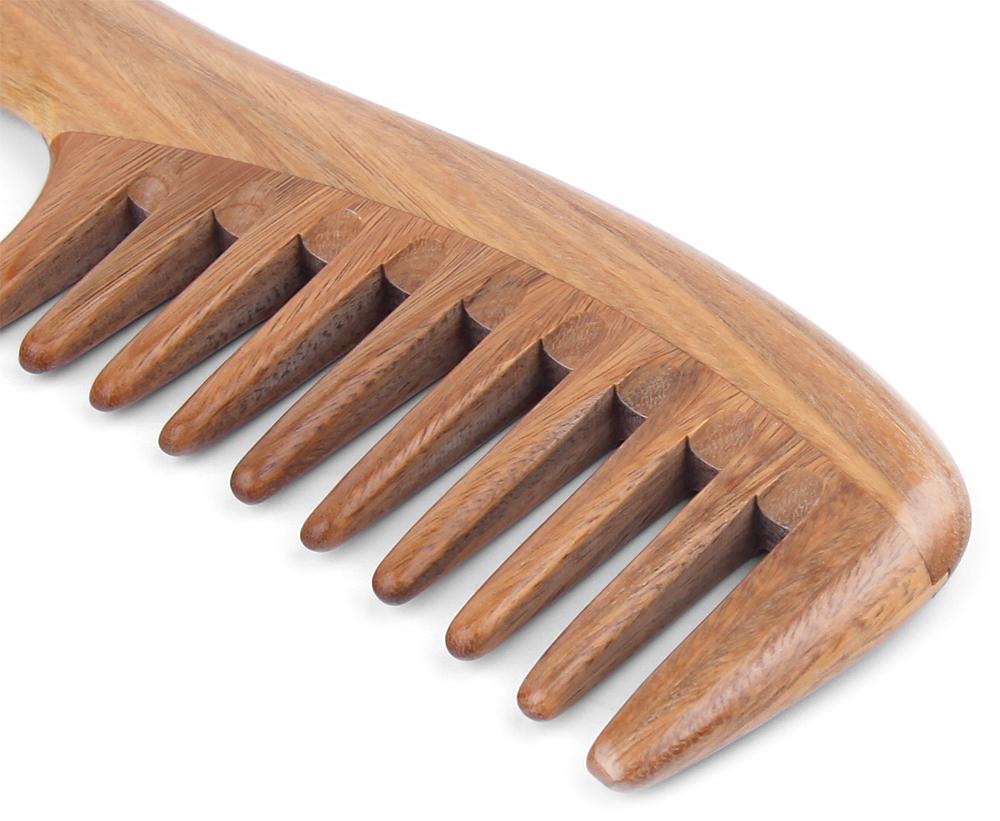 Handmade Wooden Widetooth Hair Comb