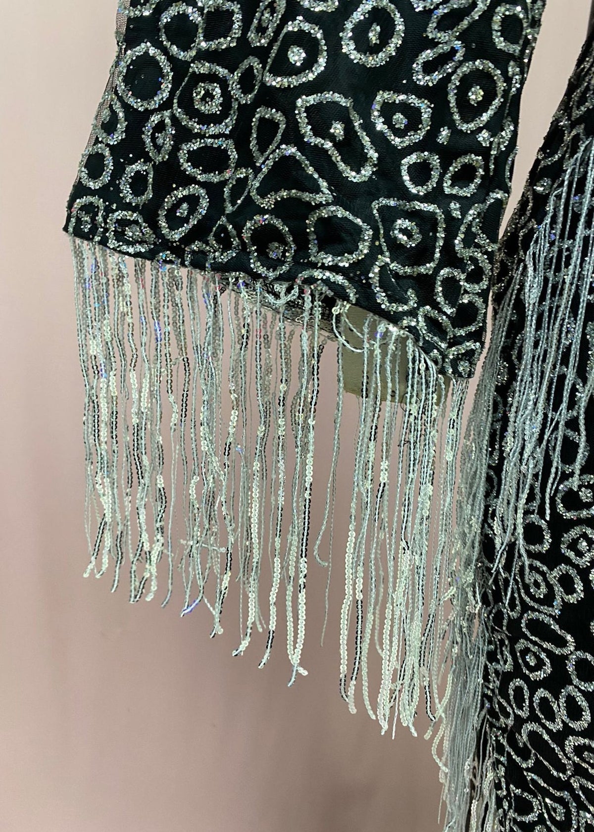 Sequin V-Neck Sleeveless Asymmetrical Bodycon Mini Party Dress - View 5