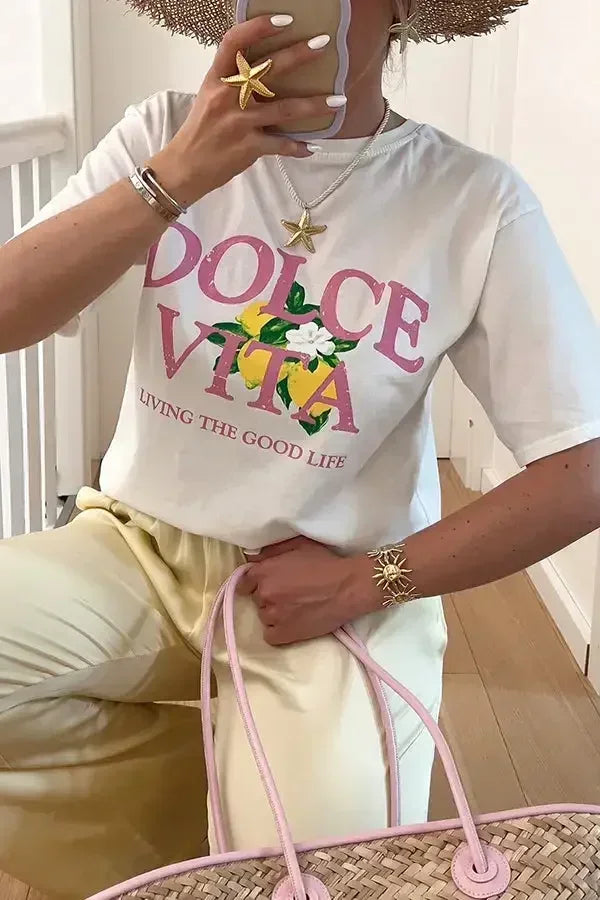 Harajuku Gothic Limoncello Graphic T-shirt