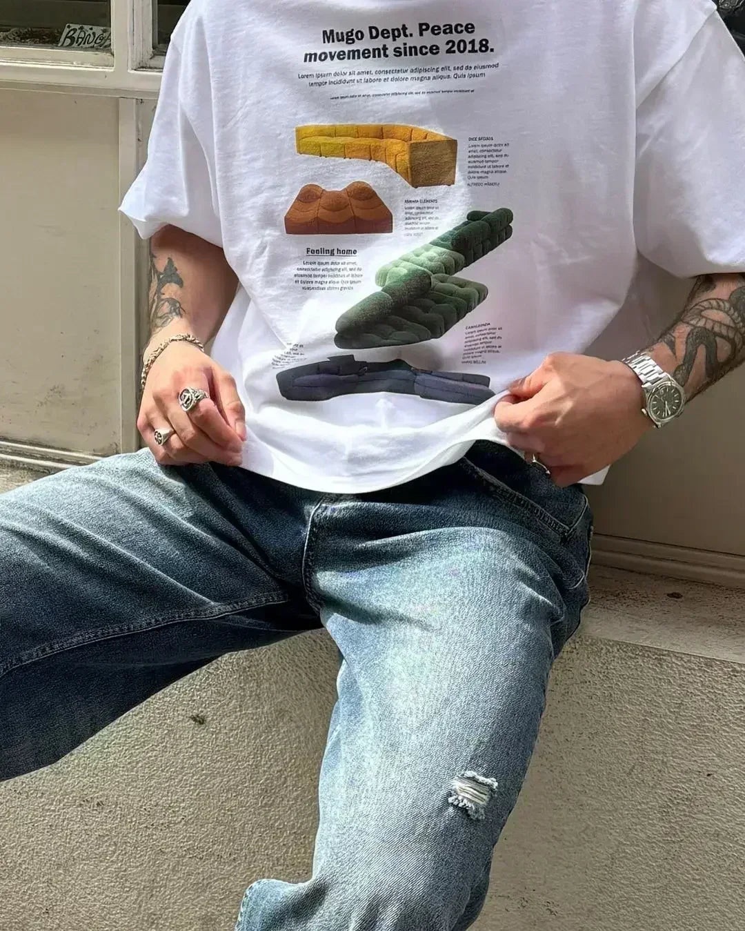 Harajuku Casual Summer Food T-shirt