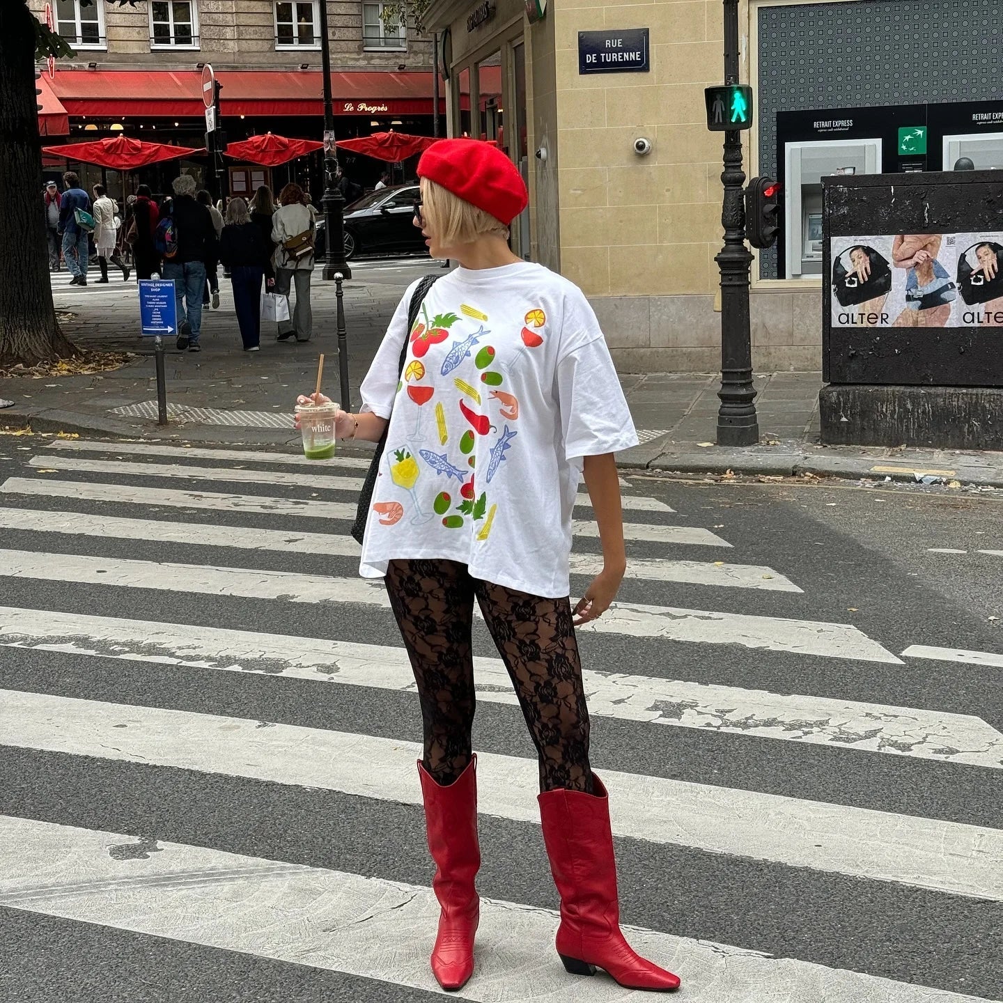 Harajuku Gothic Simple Icon Graphic T-shirt