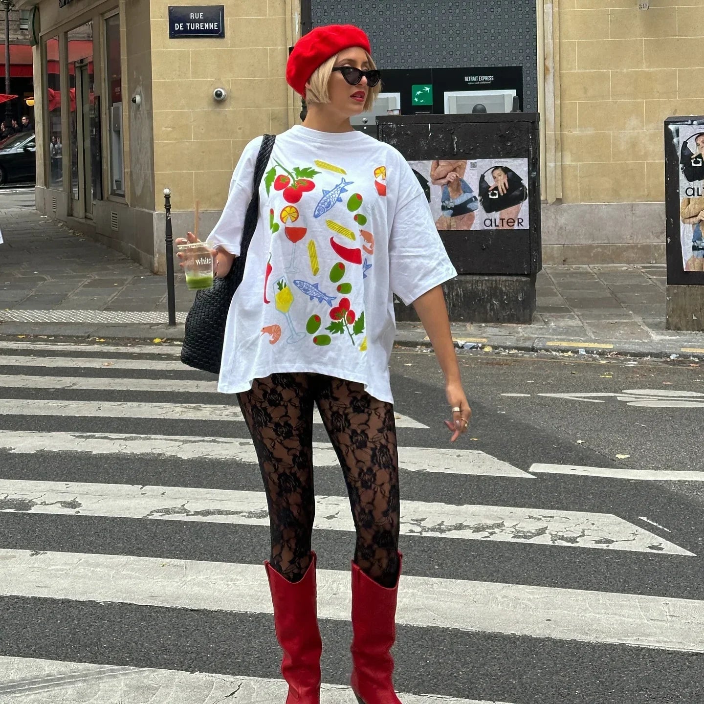 Harajuku Gothic Simple Icon Graphic T-shirt