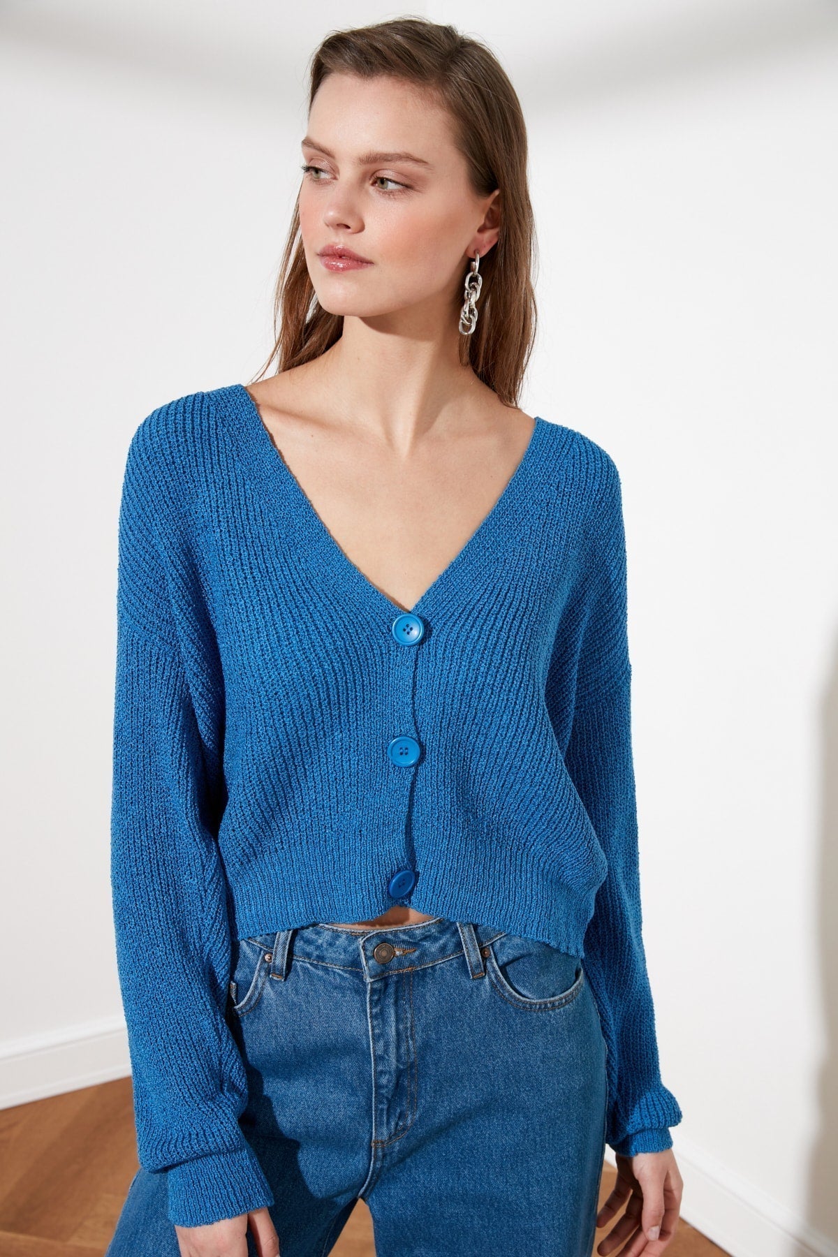 Trendyol Button Detail Cardigan 11