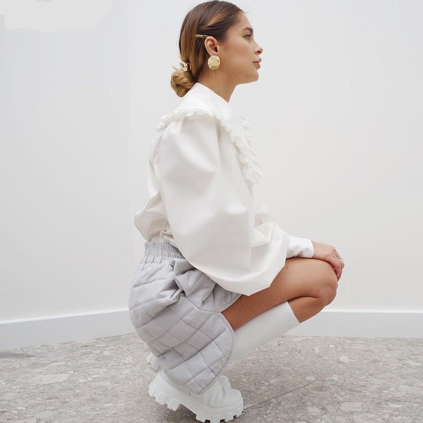 Florence Oversized Collar Blouse