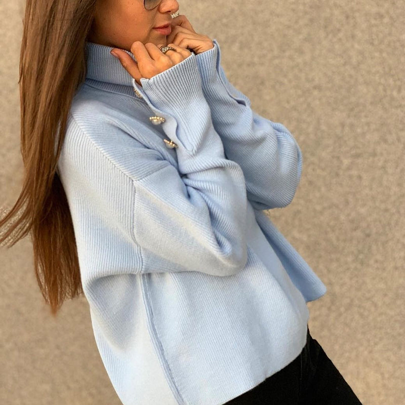 Orro Shop Jody Classic Knitted Turtleneck Sweater