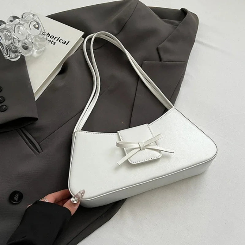 High-Grade Retro PU Leather Underarm Bag