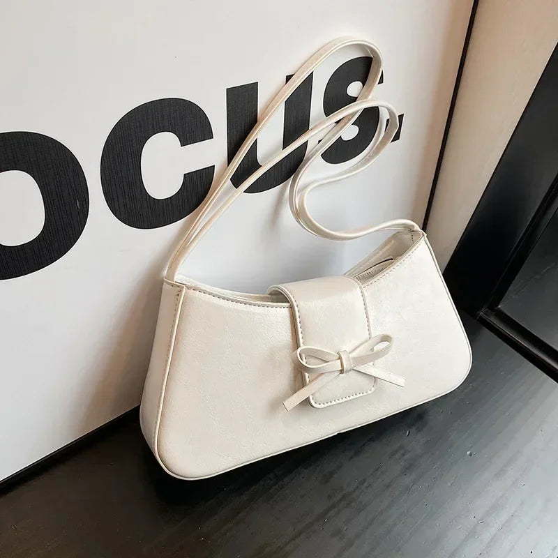 Retro Spring PU Leather Underarm Shoulder Bag