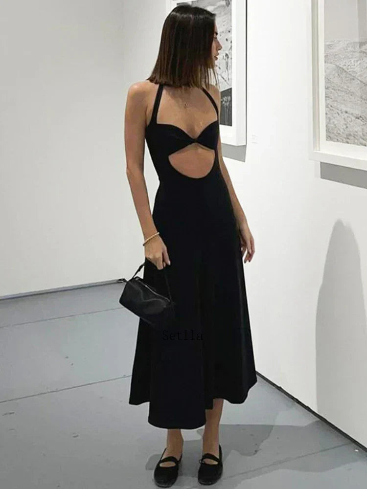 Backless Midi Dress