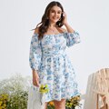 Off Shoulder Beach Mini Sundress 7