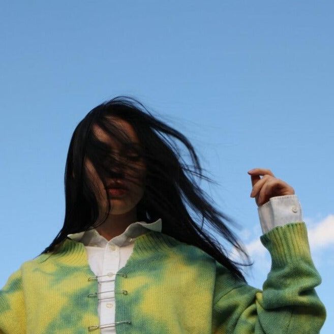 Time For Fun Safety Pin Knitted Cardigan