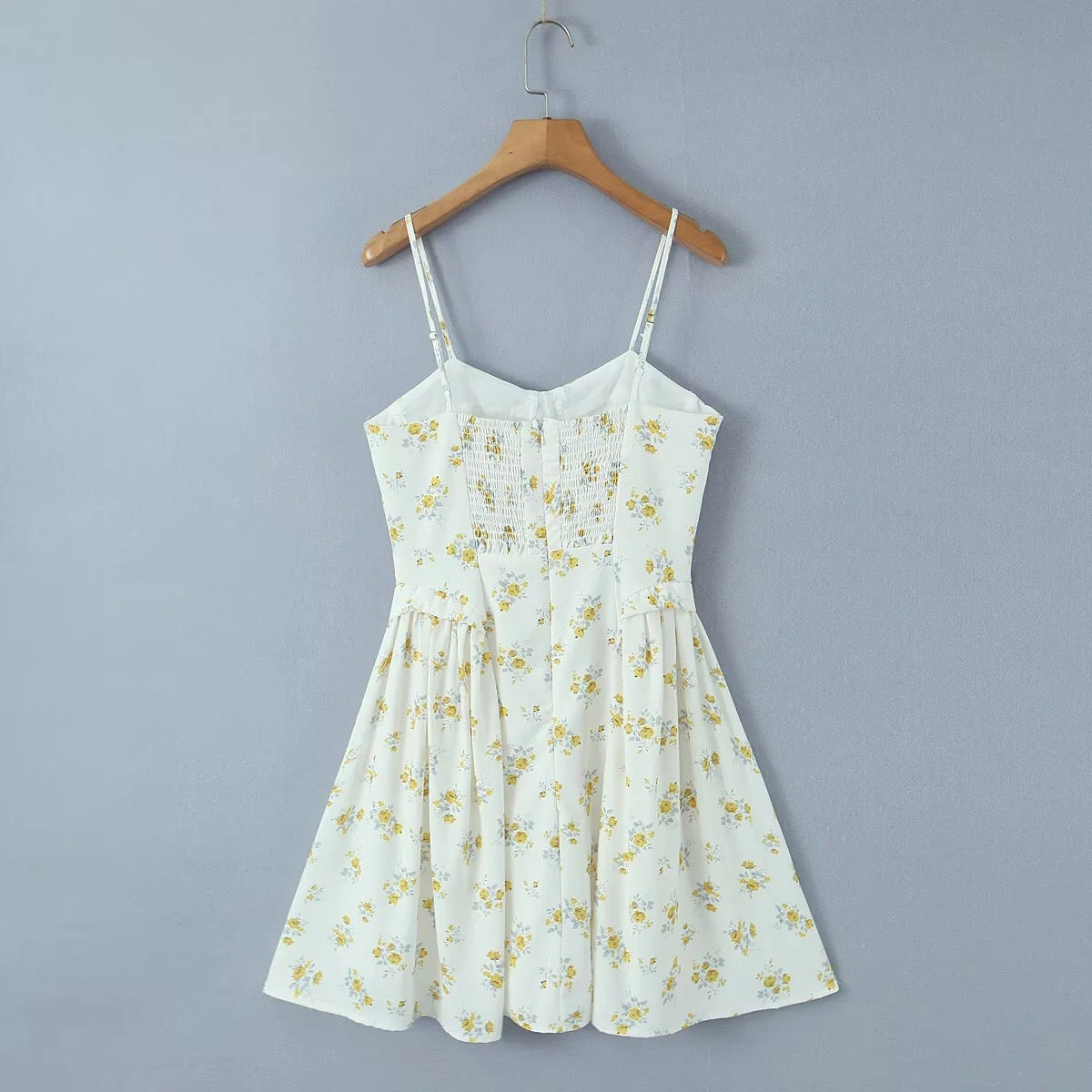 Floral Persuasion Smocked Mini Dress - Fashionpara