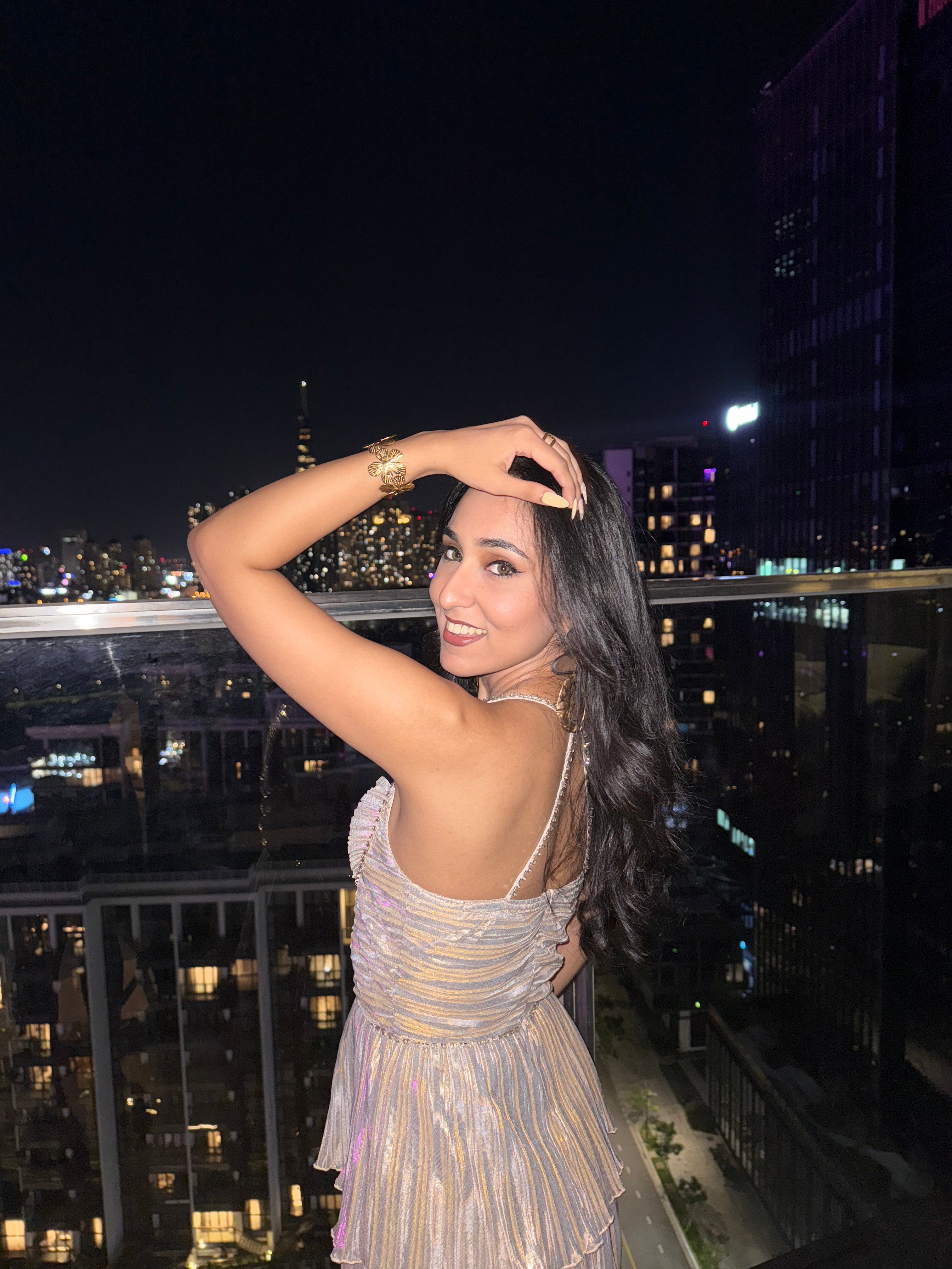 Party Ruffle Midi Dress - Champagne - Fashionpara