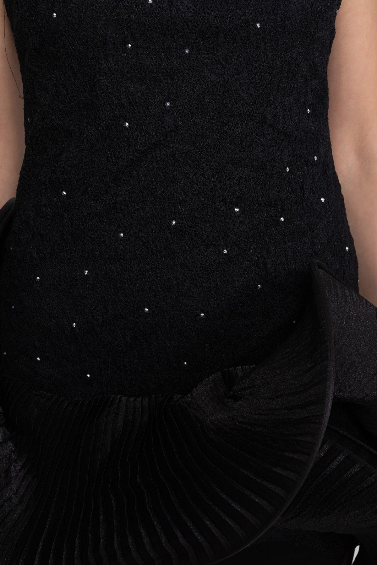 Babydoll Mini Dress - Black - View 4