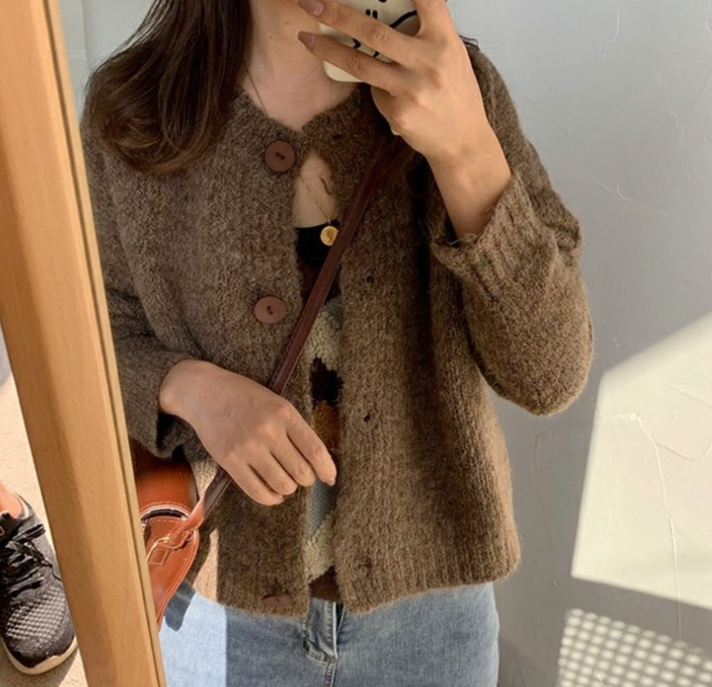 Orro Shop Open Front Cardigan - Stylish Buttoned Sweater