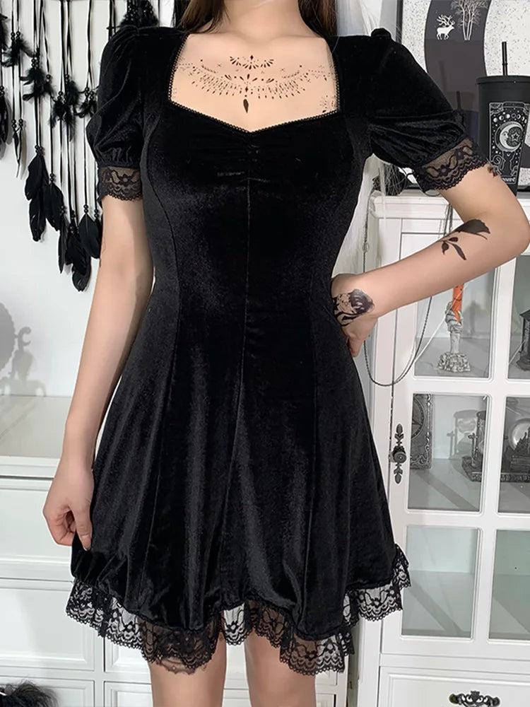 Faux Leather Halter Bustier Mini Dress - View 2
