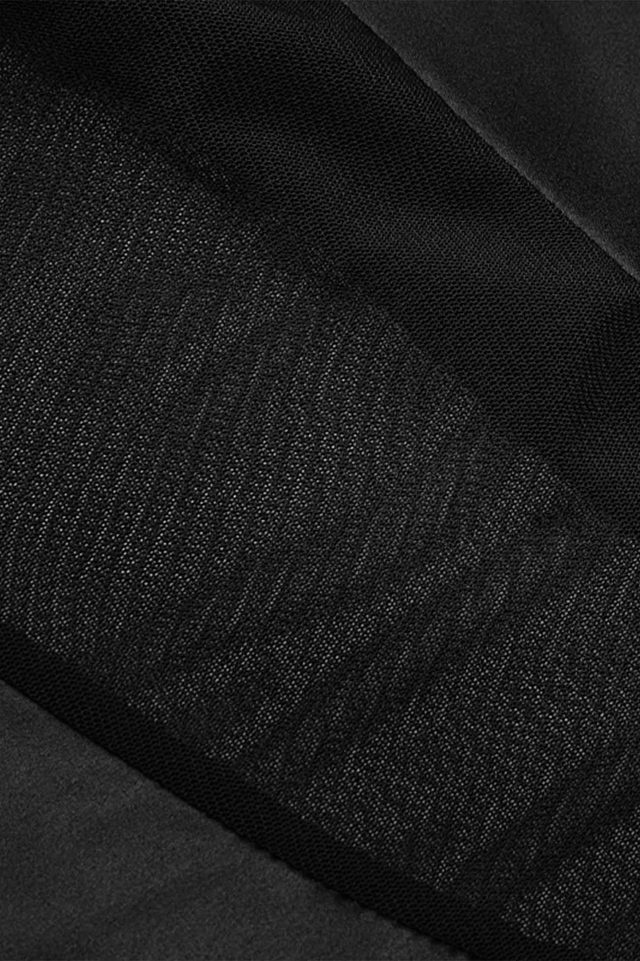 Irregular Mesh Patchwork Cami Dress