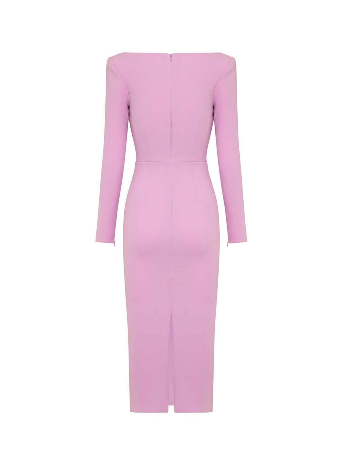 Isobel Long Sleeve Cutout Bandage Dress