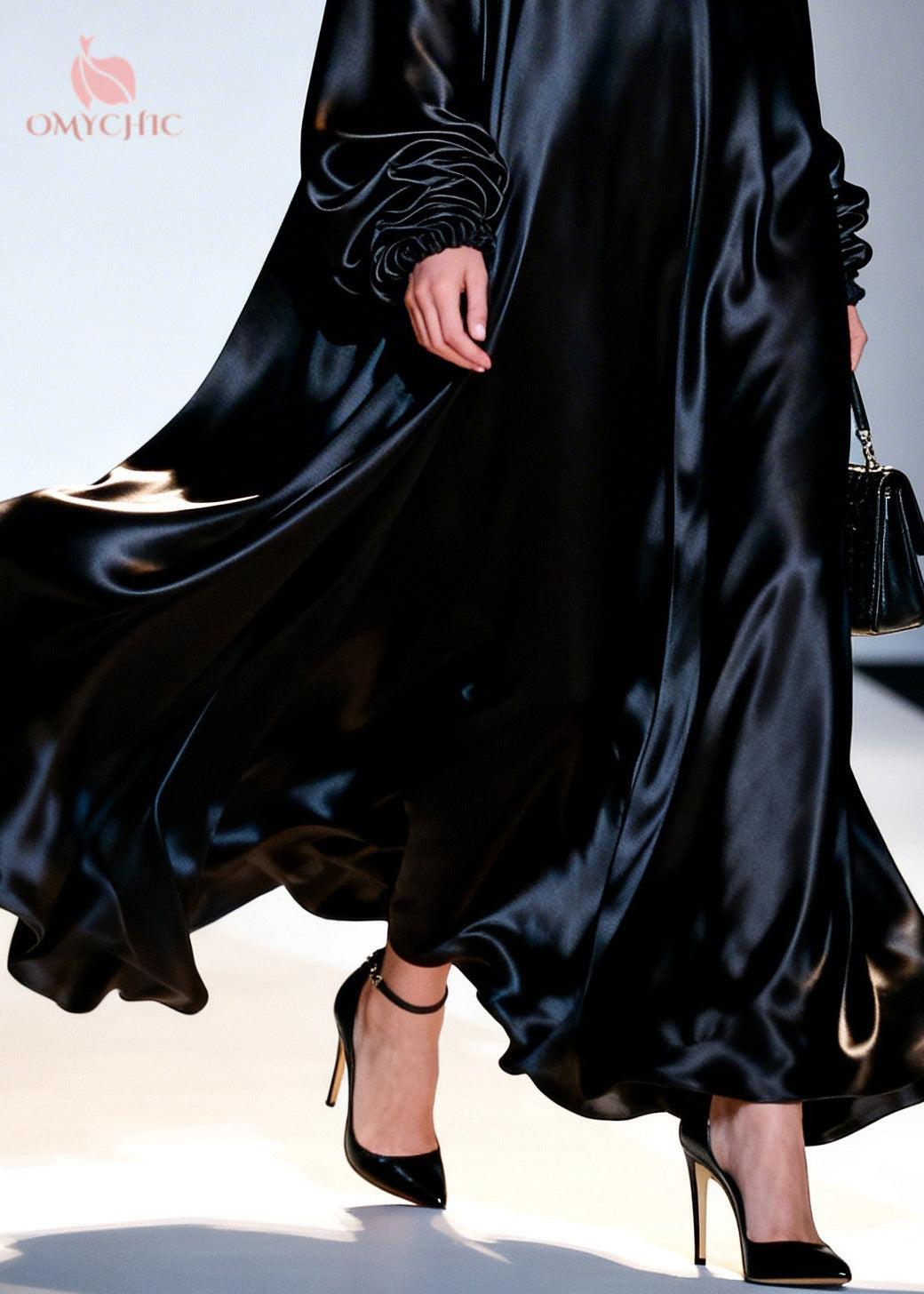 Off Shoulder Silk Floral Midi Dress - View 4