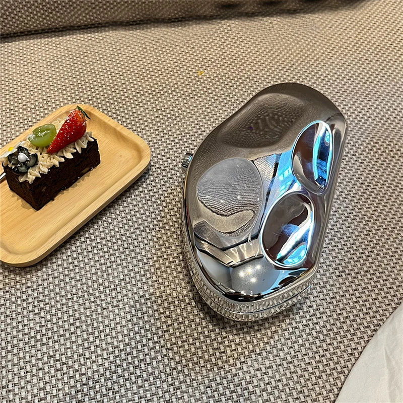 Luxury Gold Acrylic Evening Purse Designer Wedding Bag