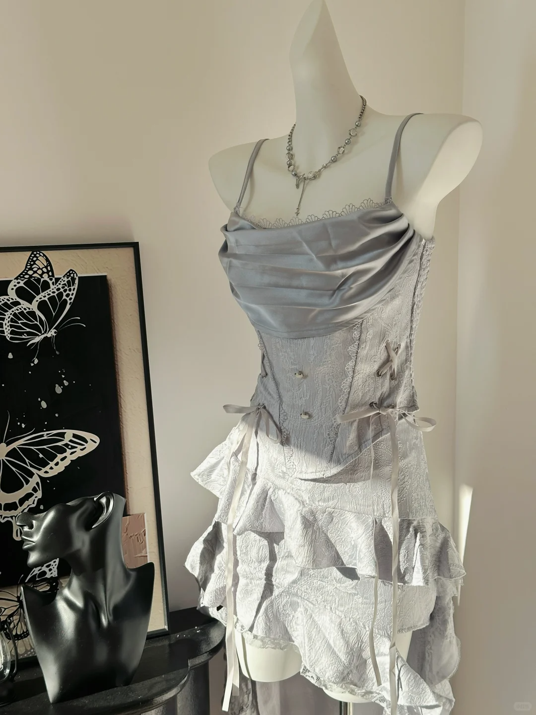 Elegant Spaghetti Straps Ruffles Short 8th Grade Homecoming Dress Short Party Dress S632