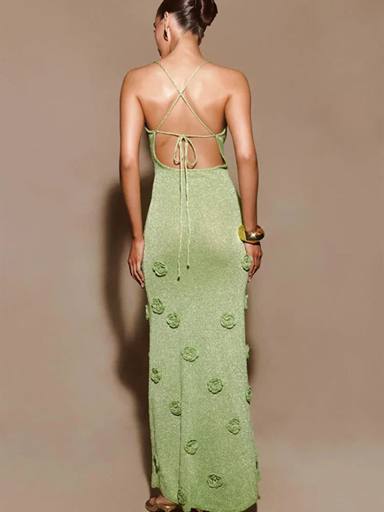 Knitted Spaghetti Vacation Dress