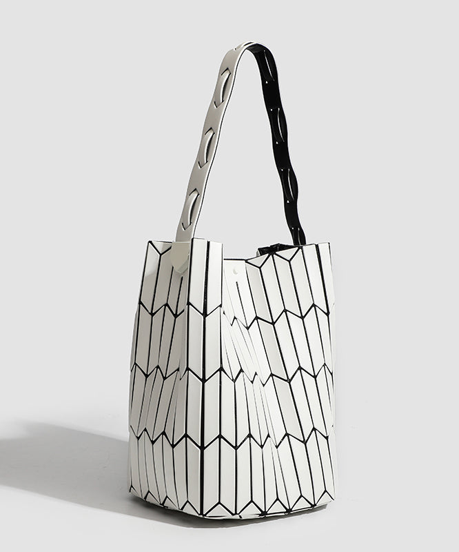 Japanese Fashion Geometric Diamond Grid Shoulder Bag