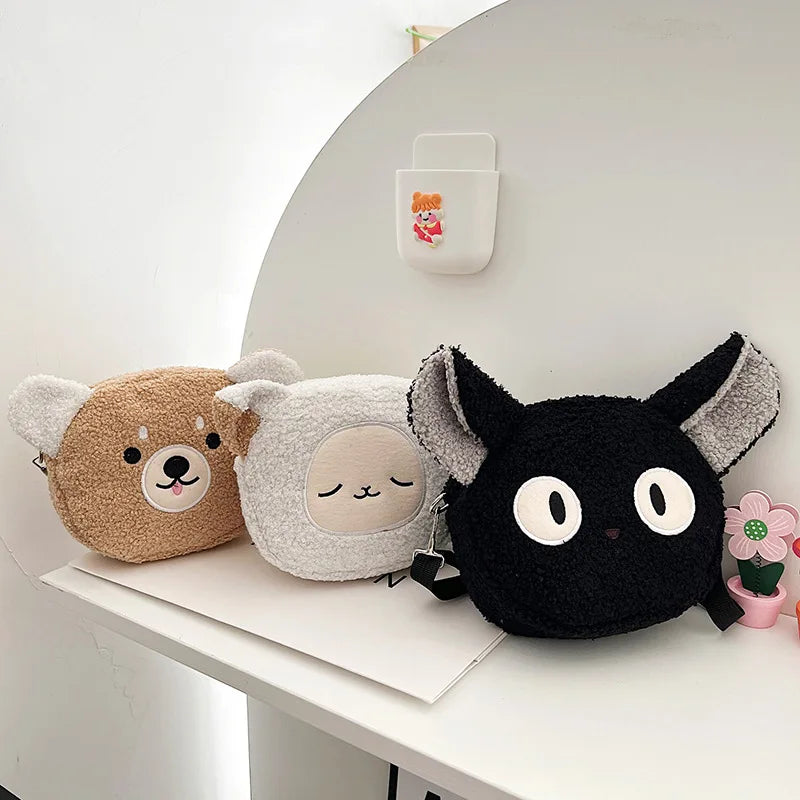 Kawaii Plush Cartoon Crossbody Bag