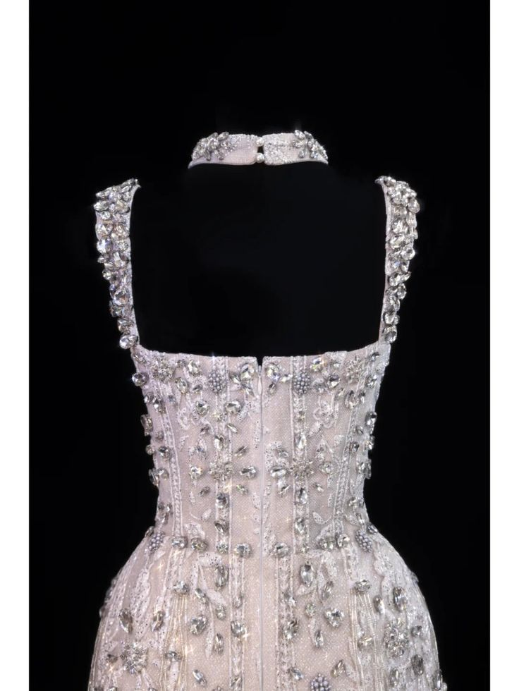 Luxurious Sheath Tulle Beaded Cocktail Dress Formal Short Homecoming Dress Birthday Outfits D439