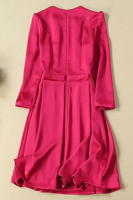 Kate Middleton Scoop Frilled Waist Dress