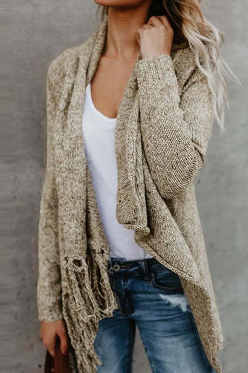 Florcoo Elegant Autumn Winter Shawl Cardigan in 3 Colors