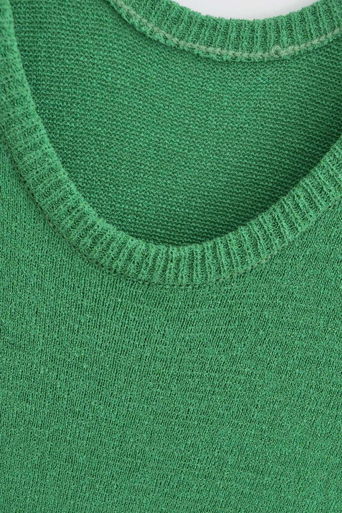 Knit Fringe Tiered Tank Dress