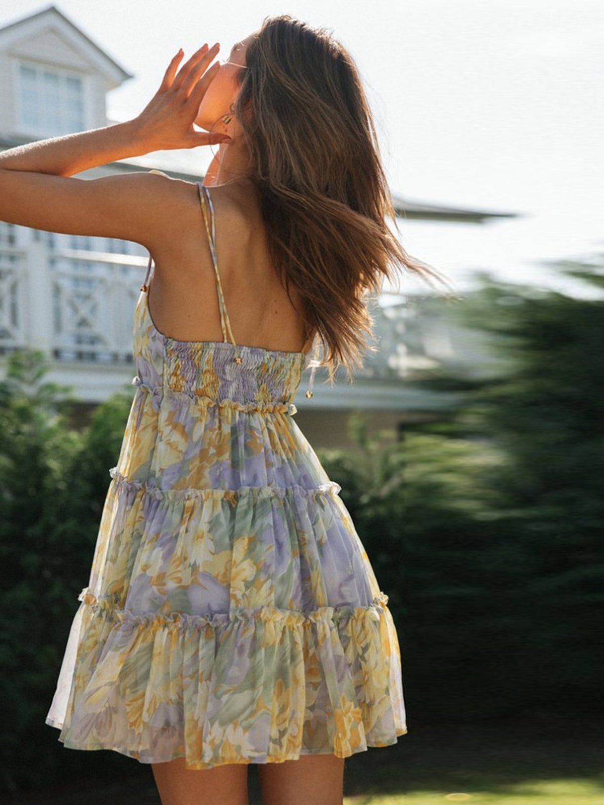 KittenAlarm - Knot Floral Print Dress