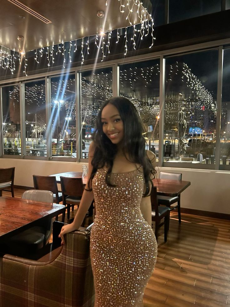 Sexy Spaghetti Straps Champagne Sequin Mermaid Birthday Party Dress Long Evening Gown D1494