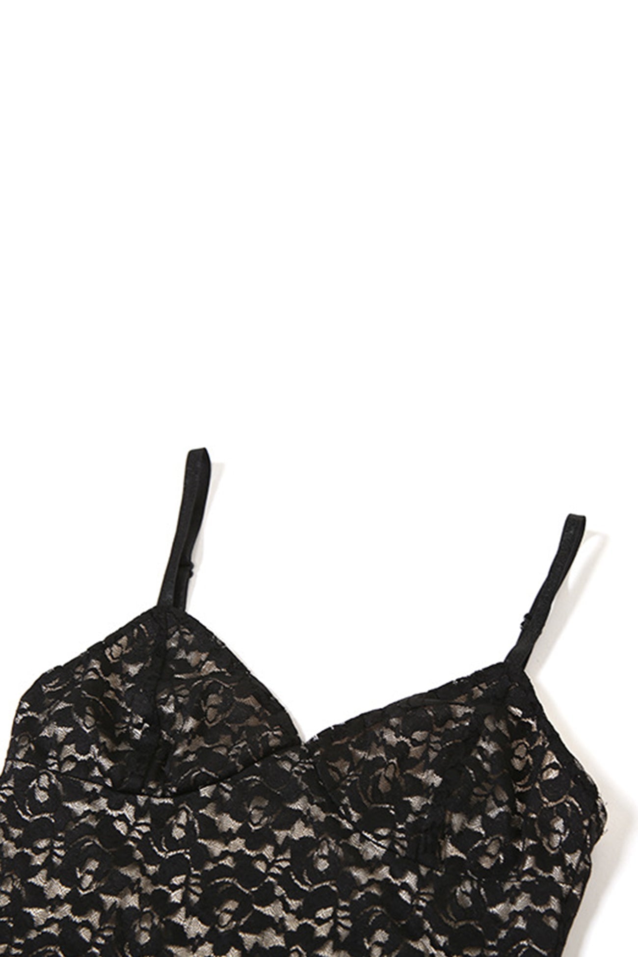 Lace Low Cut Pack Hip Cami Dress - Fashionpara