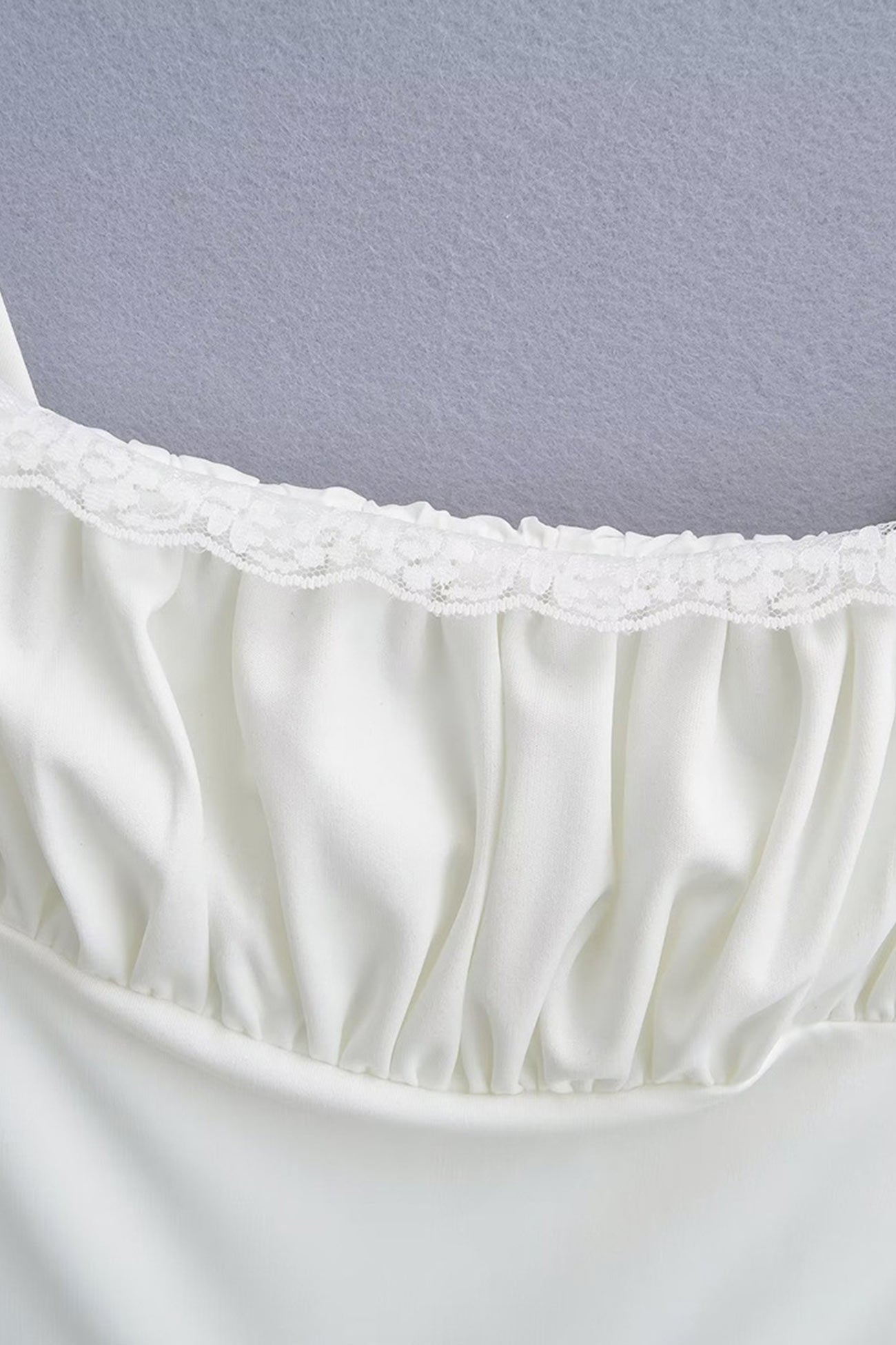 Lace Patchwork Strappy Corset Dress - Fashionpara