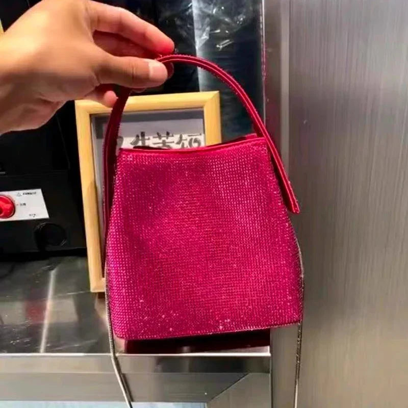 Luxury Designer Evening Clutch Women Shiny Mini Bag