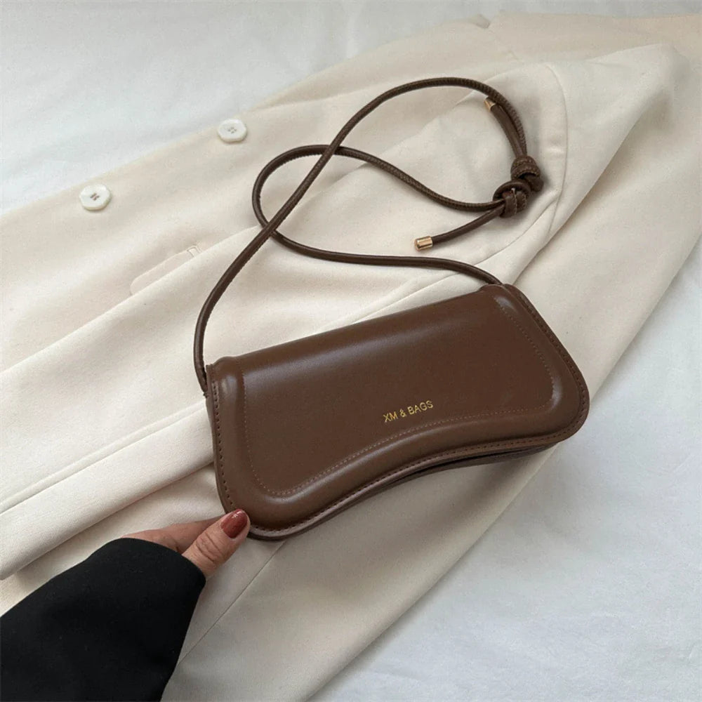 PU Leather Underarm Shoulder Crossbody Bag