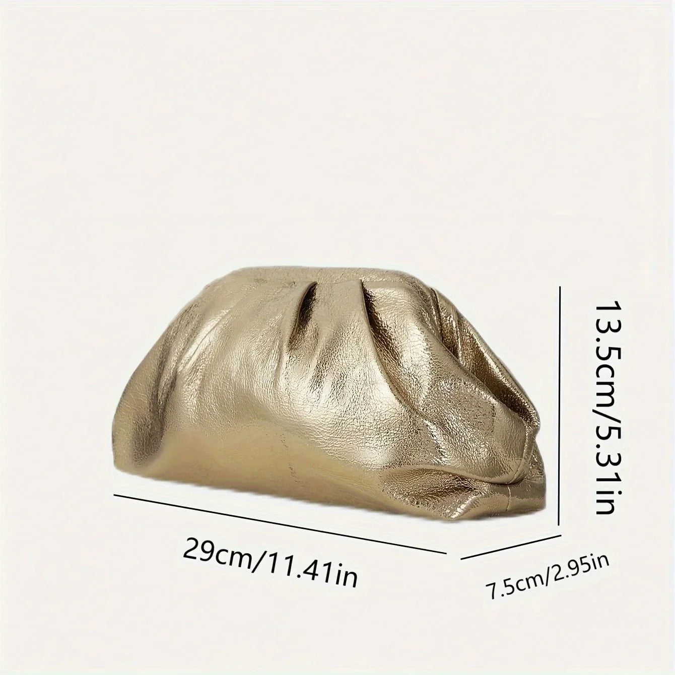 Sparkling Elephant Pattern Luxury Cloud Dinner Bag